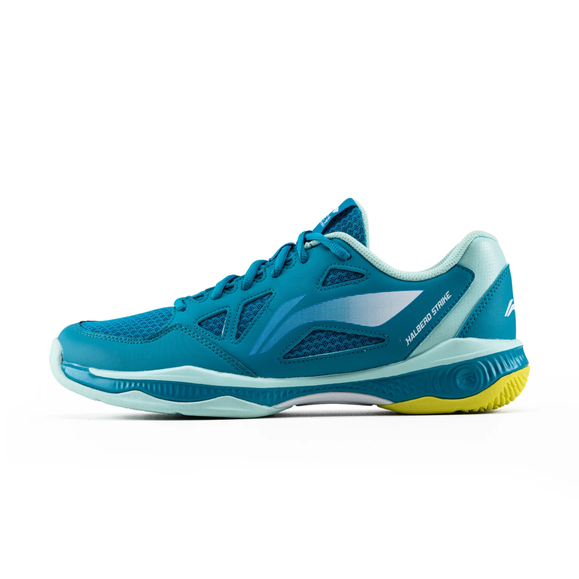 Li-Ning Halberd Strike Blue Jade/Floating Green Badminton Shoes - Image 4