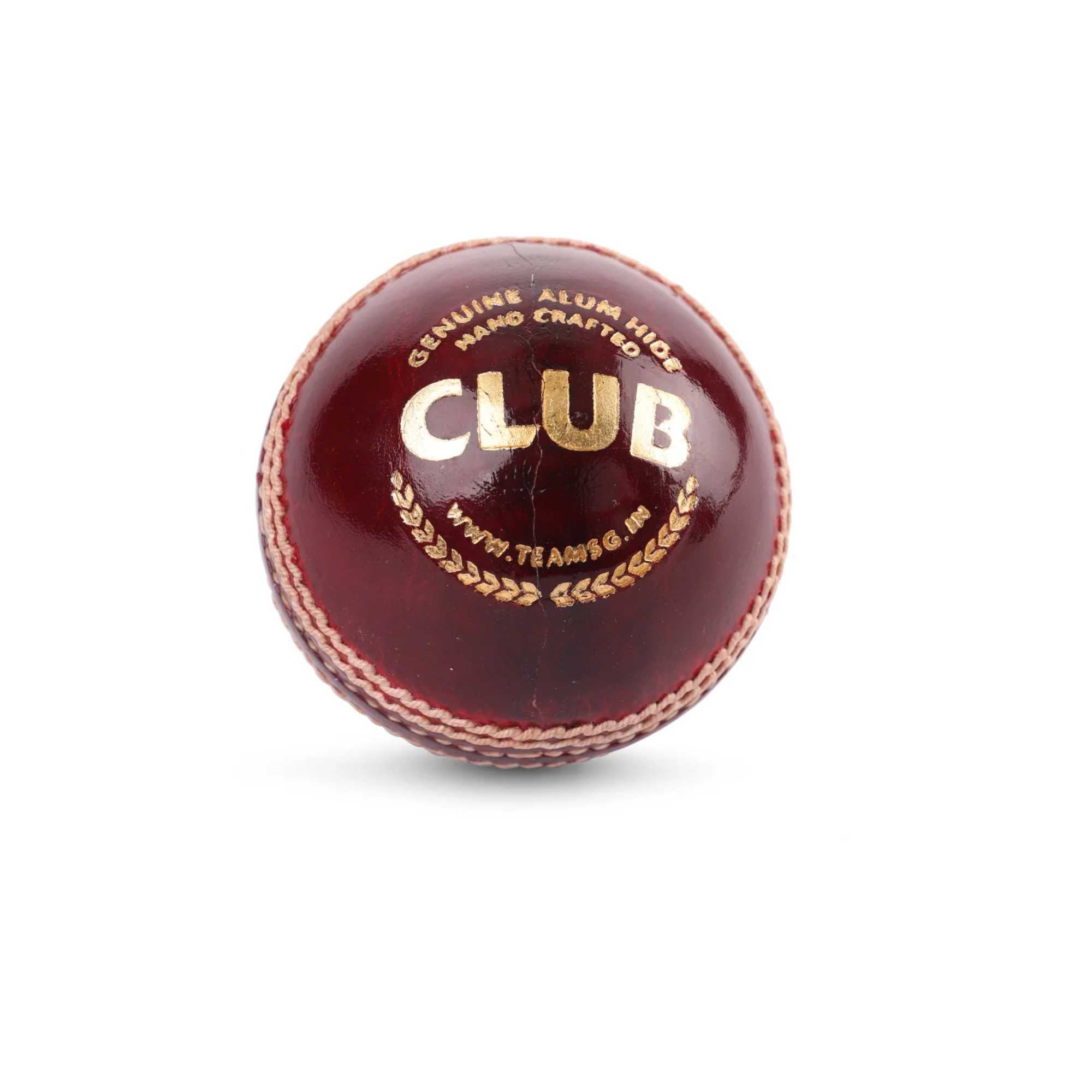 SG Club Red Cricket Leather Ball