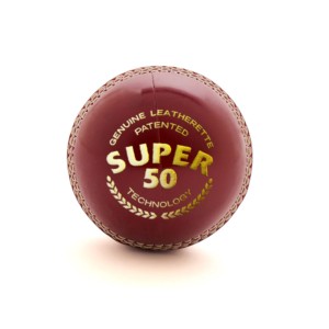 SG SUPER 50 Red Cricket Leather Ball